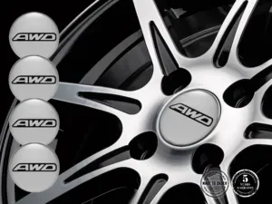 Subaru Resin Domed Stickers Car Rim Logo